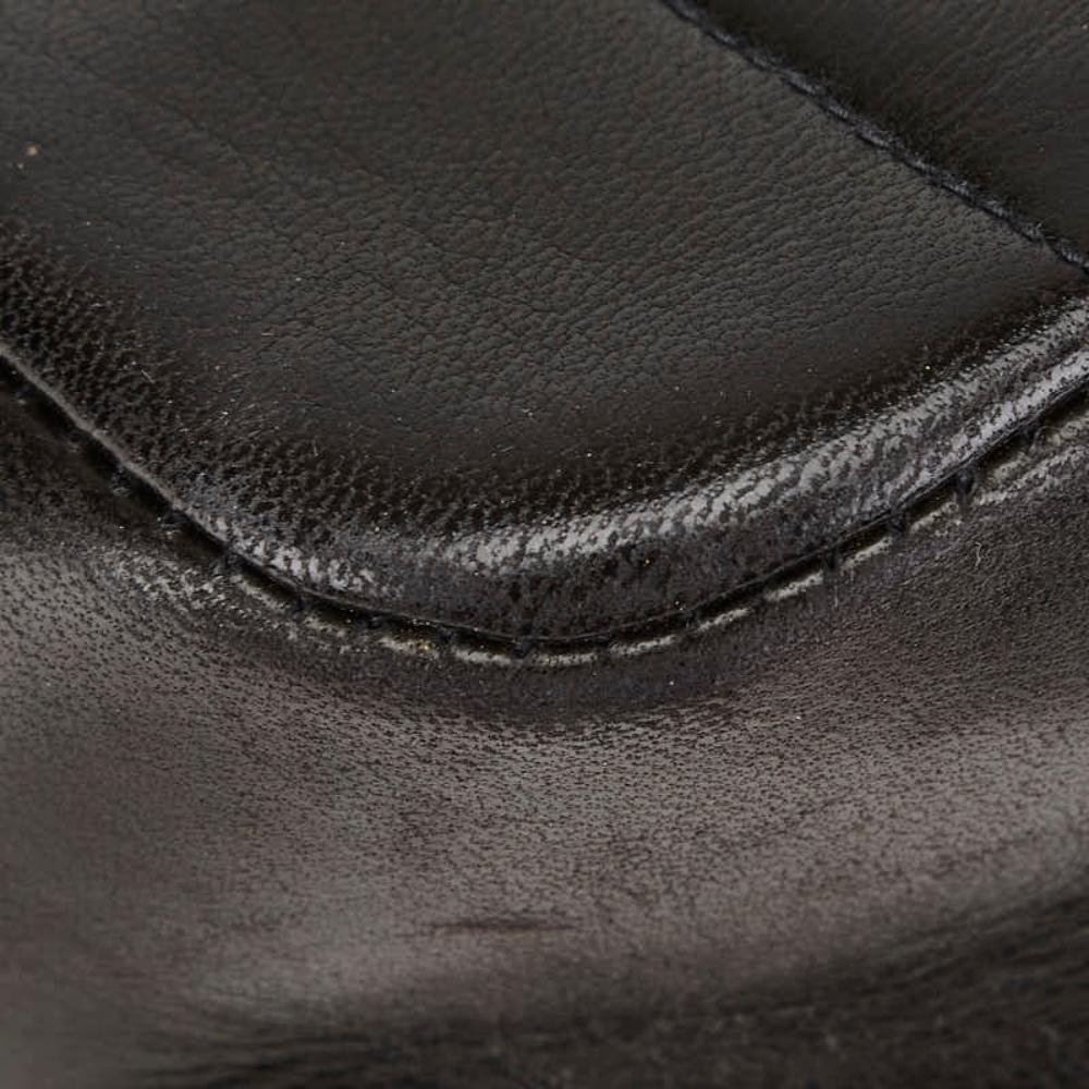 Black Leather Chanel Crossbody Bag