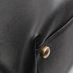 Black Leather Chanel Crossbody Bag
