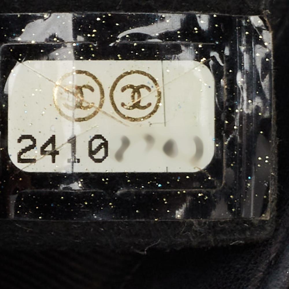 Black Leather Chanel Flap Bag