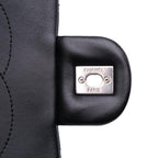 Black Leather Chanel Flap Bag