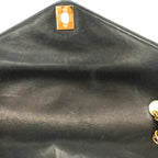 Black Leather Chanel Crossbody Bag