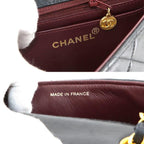 Black Leather Chanel Shoulder Bag