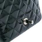 Black Leather Chanel Flap Bag