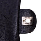 Black Leather Chanel Flap Bag