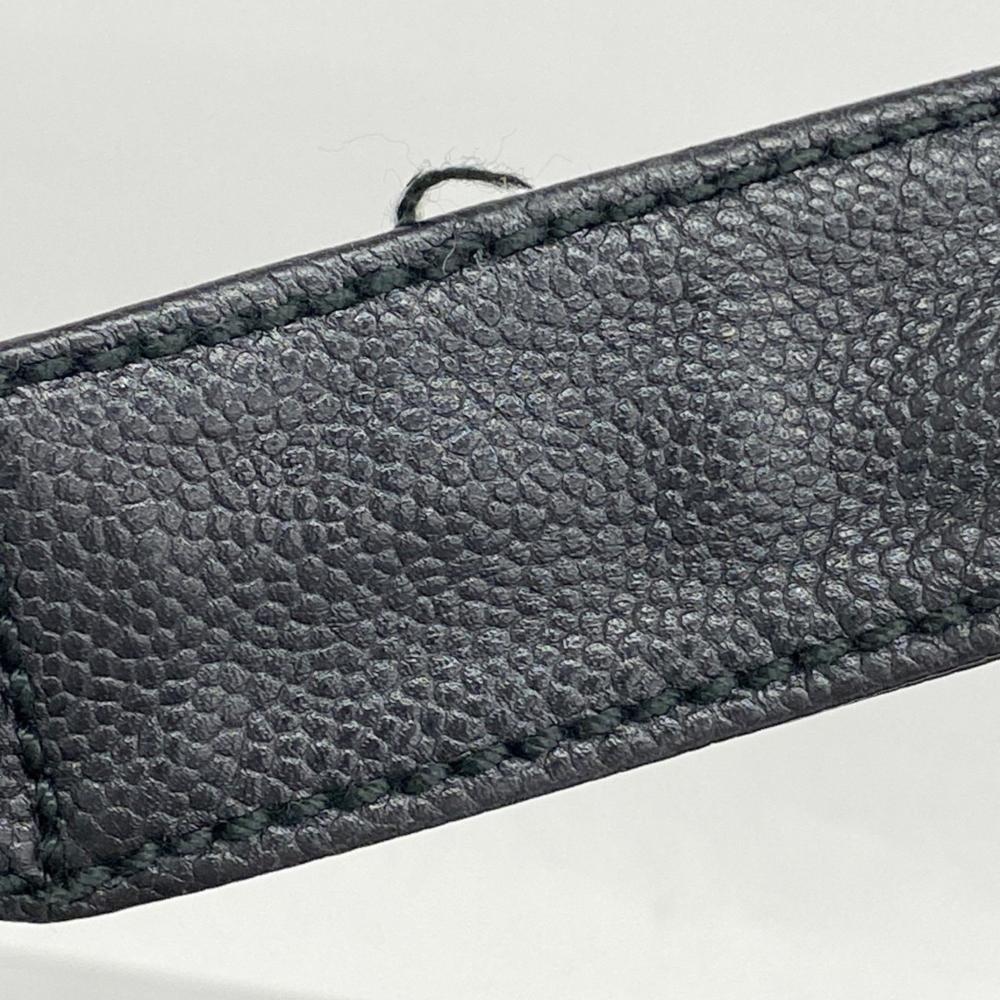 Black Leather Chanel Shoulder Bag