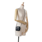 Black Leather Chanel Crossbody Bag