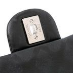 Black Leather Chanel Flap Bag
