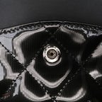 Black Leather Chanel Flap Bag