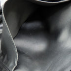 Black Leather Chanel Shoulder Bag
