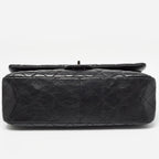 Black Leather Chanel Flap Bag