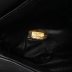Black Leather Chanel Flap Bag