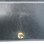 Black Leather Chanel Shoulder Bag