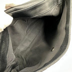 Black Leather Chanel Shoulder Bag