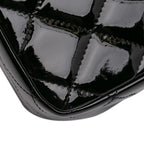 Black Leather Chanel Flap Bag