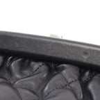 Black Leather Chanel Shoulder Bag