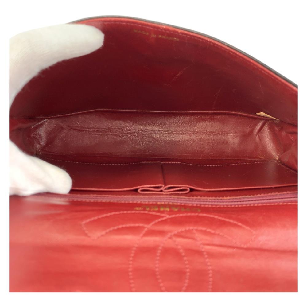 Black Leather Chanel Flap Bag