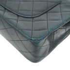 Black Leather Chanel Flap Bag