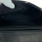 Black Leather Chanel Crossbody Bag