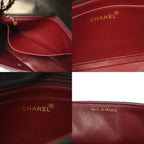 Black Leather Chanel Crossbody Bag