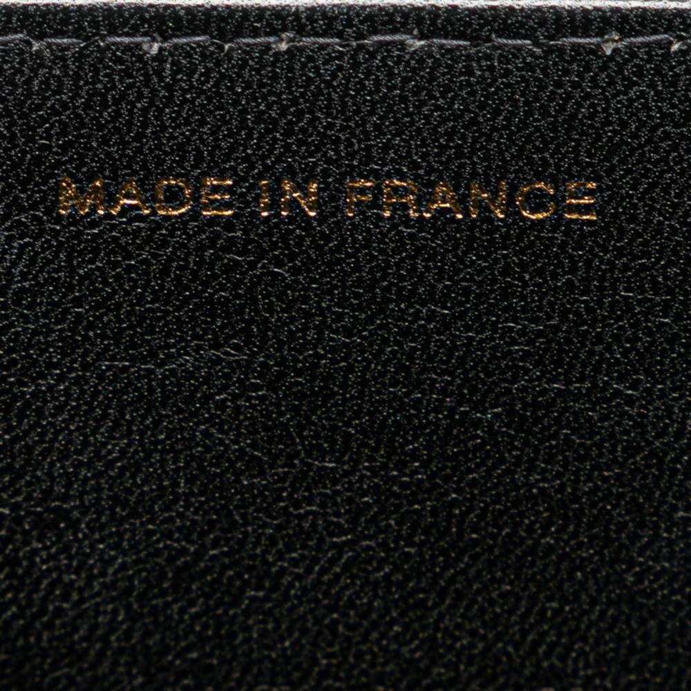 Black Leather Chanel Flap Bag