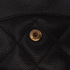 Black Leather Chanel Flap Bag