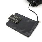 Black Leather Chanel Shoulder Bag