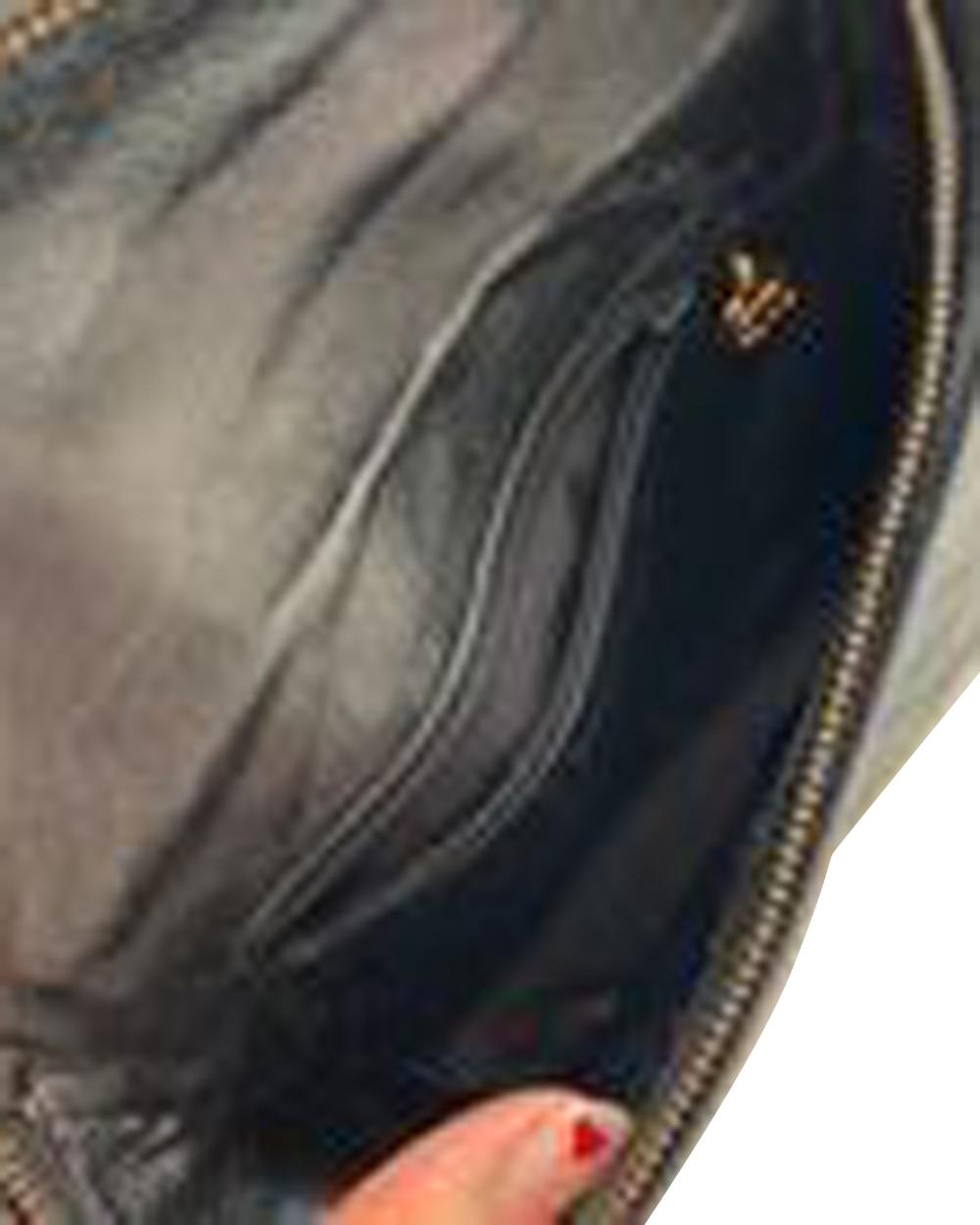 Black Leather Chanel Crossbody Bag