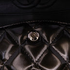 Black Leather Chanel Flap Bag