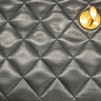 Black Leather Chanel Crossbody Bag