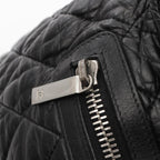 Black Leather Chanel Backpack