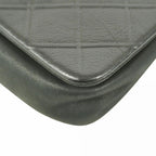 Black Leather Chanel Shoulder Bag