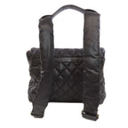 Black Nylon Chanel Backpack