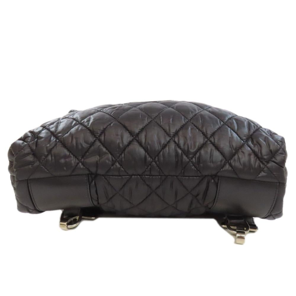 Black Nylon Chanel Backpack