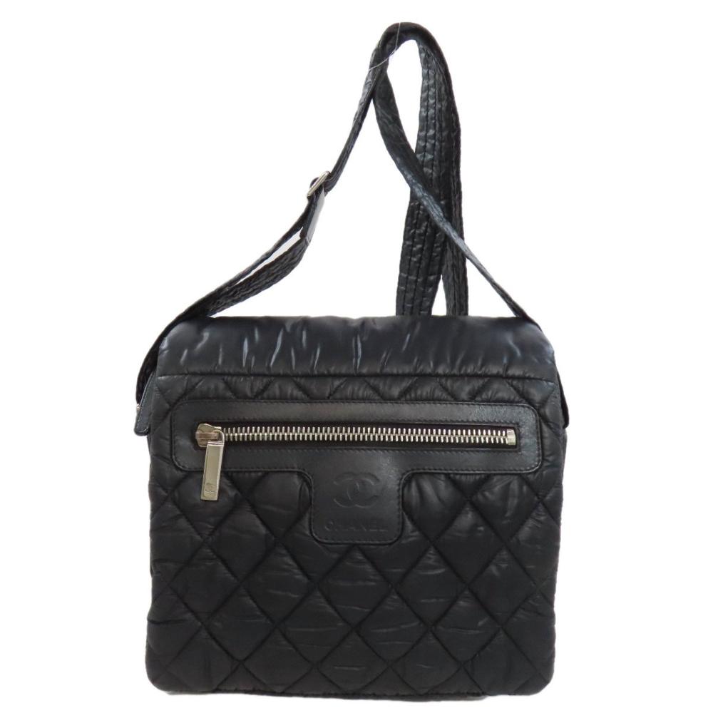 Black Nylon Chanel Shoulder Bag