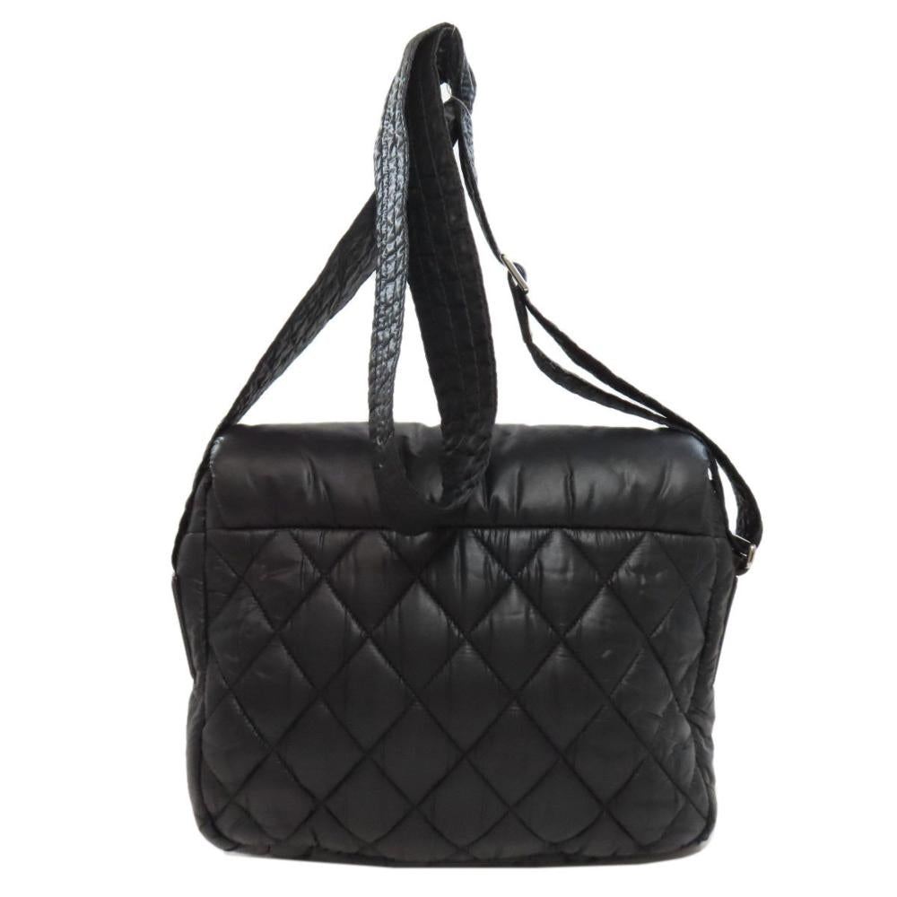 Black Nylon Chanel Shoulder Bag