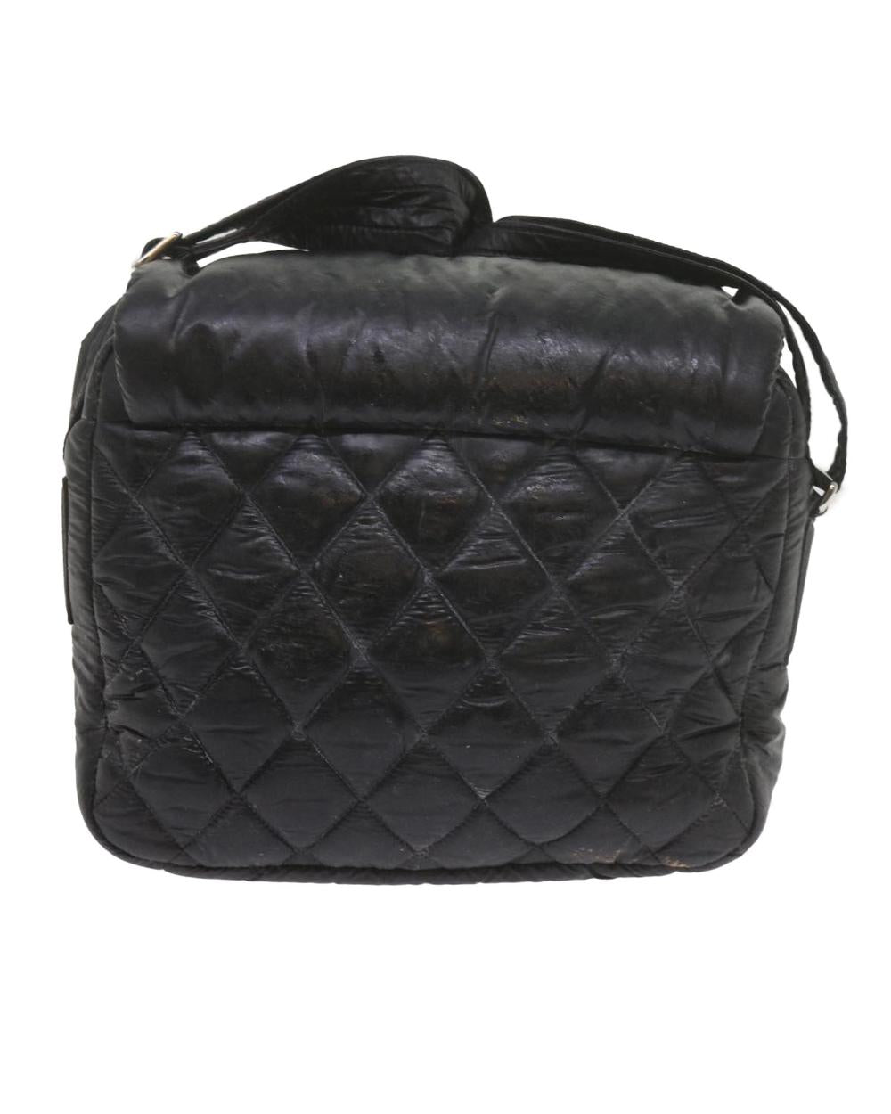 Black Nylon Chanel Shoulder Bag