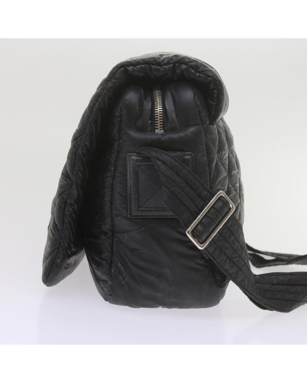 Black Nylon Chanel Shoulder Bag