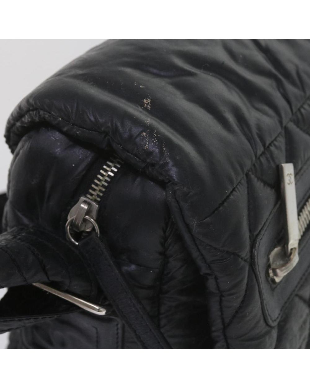 Black Nylon Chanel Shoulder Bag