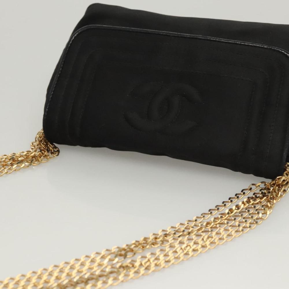 Black Nylon Chanel Shoulder Bag