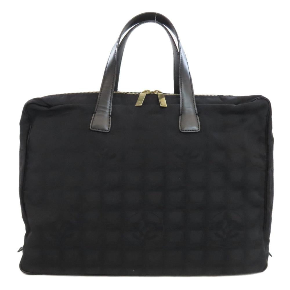 Black Nylon Chanel Travel Line