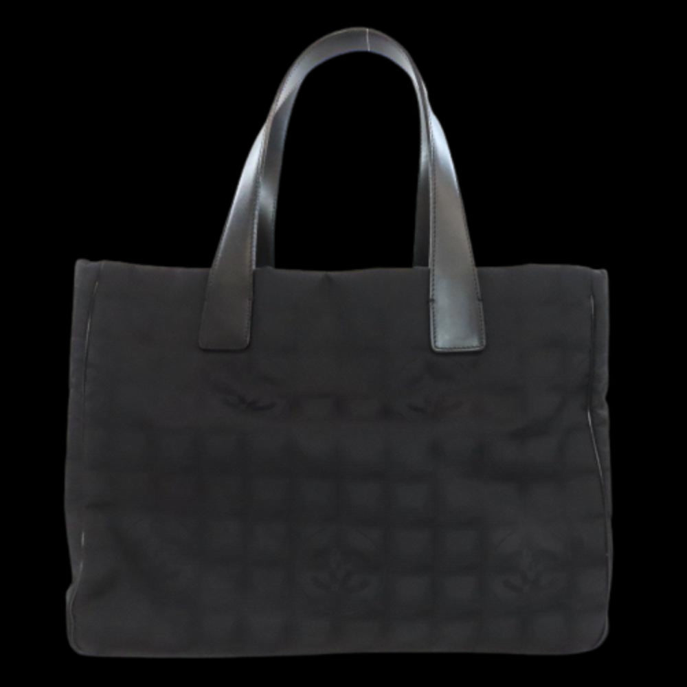 Black Nylon Chanel Travel Line