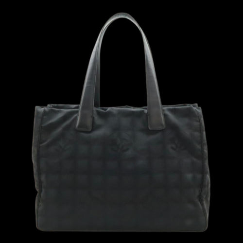 Black Nylon Chanel Travel Line