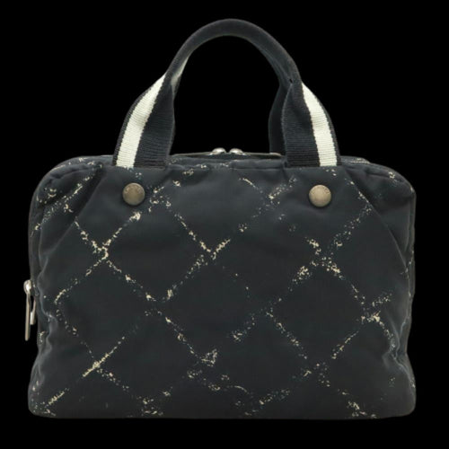 Black Nylon Chanel Travel Line