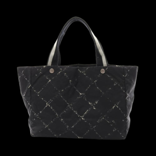 Black Nylon Chanel Travel Line