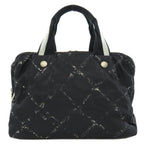 Black Nylon Chanel Travel Line