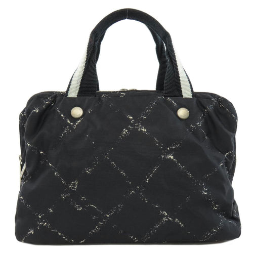 Black Nylon Chanel Travel Line