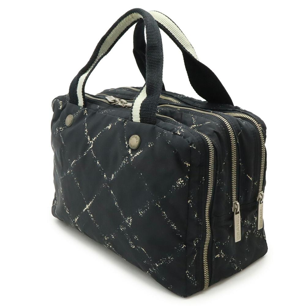 Black Nylon Chanel Travel Line