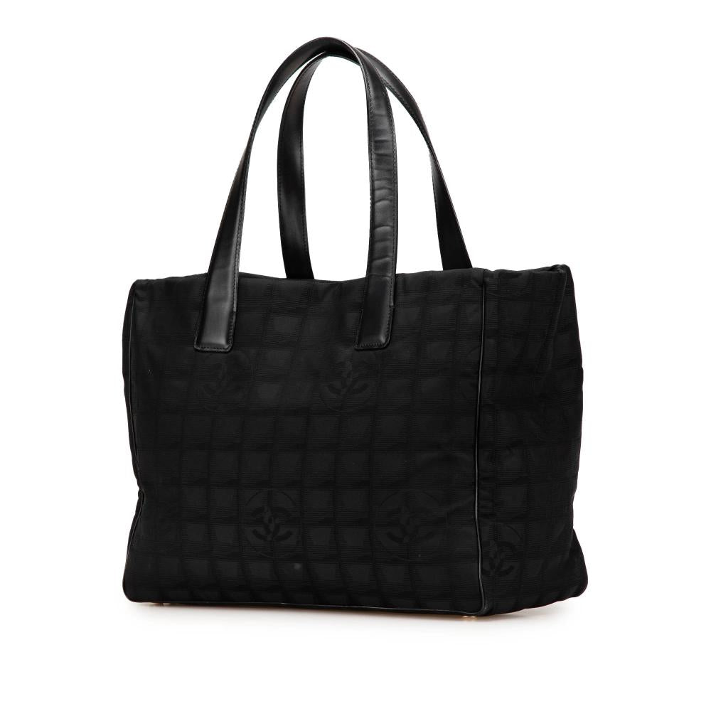 Black Nylon Chanel Travel Line