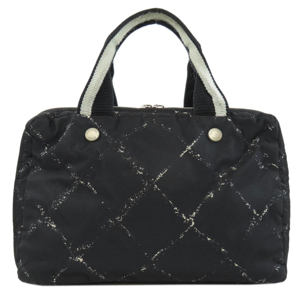 Black Nylon Chanel Travel Line