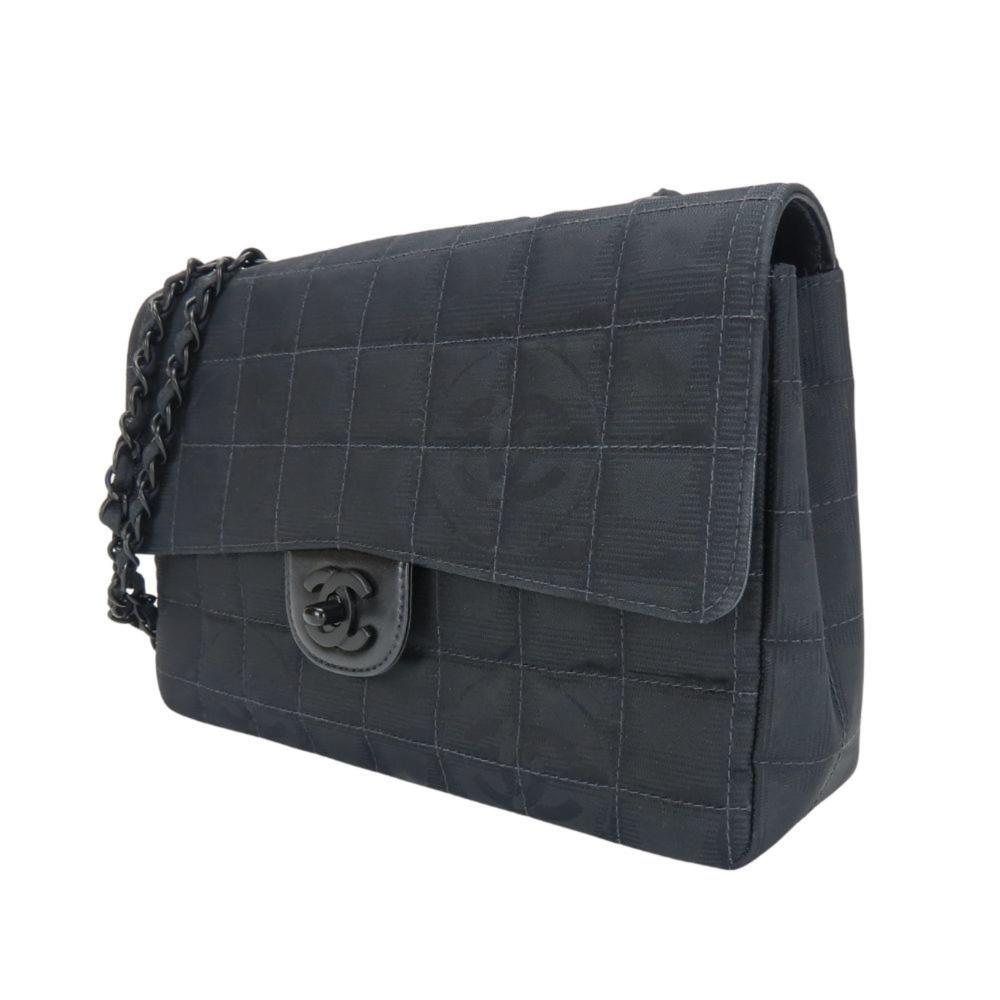Black Nylon Chanel Travel Line